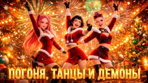 K-Pop Охотницы на Демонов: HUNTRIX – Погоня, Танцы и Демоны 🎄🔥 | Экшен-Клип