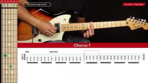 Last Resort Papa Roach Guitar Lesson Tutorial Гитара