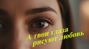 А твои глаза рисуют любовь. 2025. Нейросеть.