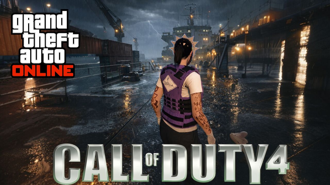 GTA Online Кастомная Карта Call of Duty 4  Мы работаем