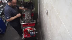 Фрезеровка ГБЦ. Станок 6Р800.