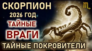 Скорпион 2026 год станет переломным. Появятся тайные враги и покровители. Гороскоп 2026 год Скорпион