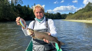 Ловля ленка на Дальнем Востоке. Река Красивая. Часть 2. Рыболовные путешествия команды SMITH Russia.