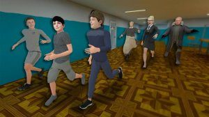 Прохождение игры Побег Пацана из школы на 1 концовку на сложности .mp4