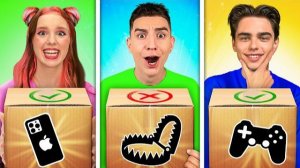 Выбери Правильную КОРОБКУ Челлендж !