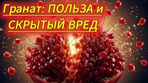 «Гранат: польза и скрытый вред» ✅