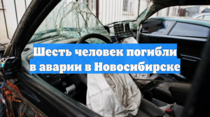 Шесть человек погибли в аварии в Новосибирске