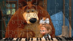 Маша и Медведь | Собираем  Пазлы с Персонажими из Мультика Маша и Медведь | Маша и Медведь Смотреть