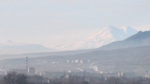 Красивый вид на горы.