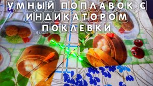 Умный светящийся поплавок с индикатором поклевки для ночной рыбалки