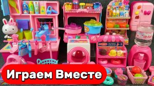 Играем в игрушки из мультика Хелоу Китти ! Супер детский набор кухни ! НАБОР ИГРУШЕК ДЛЯ ДЕВОЧЕК