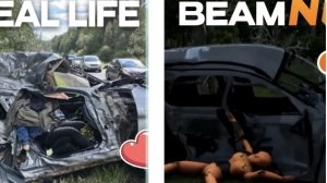 аварии на реальных событиях в Beamng drive
