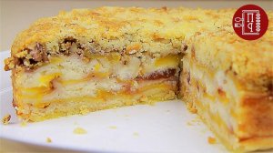 "ТРИ СТАКАНА" Насыпной Пирог с Персиками! Попробовав Раз, Пироги Будете Готовить Только Так!