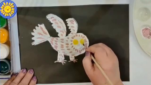 "Полярная сова Маня" поэтапное рисование смотреть онлайн