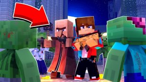 НАС С ДРУГОМ ОКРУЖИЛИ! ВЫЖИВАНИЕ В ЗОМБИ ГОРОДЕ! ЗОМБИ АПОКАЛИПСИС В МАЙНКРАФТ #1 КОМПОТ