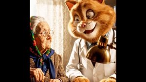 Бабушка икает