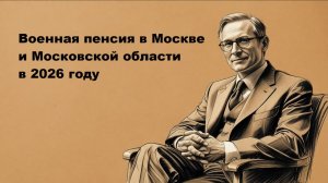 Военная пенсия в Москве и Московской области в 2026 году: региональные доплаты