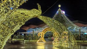 Невероятной красоты новогодняя иллюминация Москвы 2026 Москва сияет разноцветными огнями гирляд.