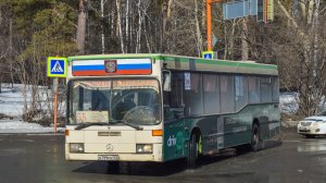 Автобус Mercedes-Benz O405N2 (В 799 РО 122). Покатушки по Барнаулу.