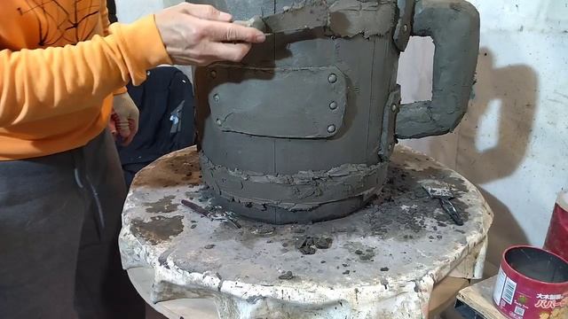 горшок из цемента своими руками