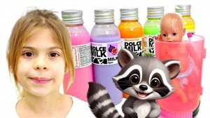 КУПАЕМ ПУПСА ЭМИЛИ. СМОТРИМ С ЕНОТОМ СЁМОЙ