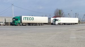 [347] Девушка за рулём фуры Лидера | Сады Придонья- грузимся на СПБ