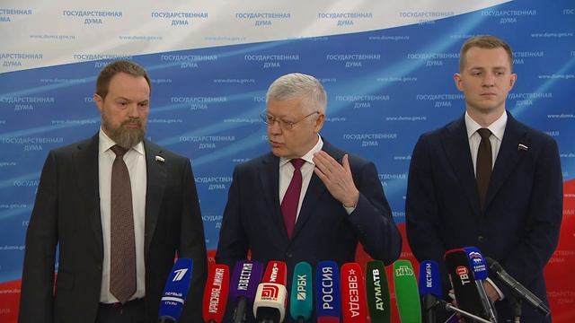 Государственная Дума пресс-подход Единая Россия, 18 декабря 2025 года