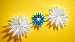Шикарная Снежинка из бумаги. Как вырезать красивые снежинки из бумаги