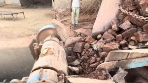 Огромные камни застряли в бункере | Реальные действия камнедробильной машины | RockCrushing126