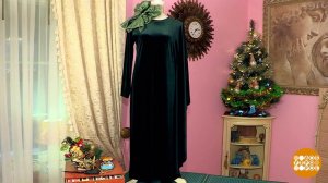 Новогоднее бархатное платье от Ольги Никишичевой. Доброе утро. Суббота. Фрагмент выпуска от 20.12...