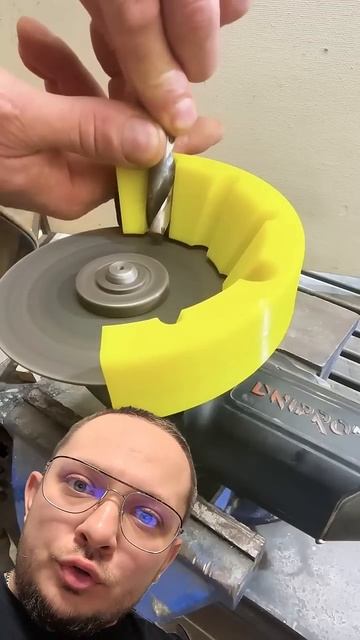 Заточка сверла болгаркой ️ #diy #tools
