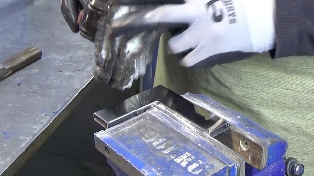 Полировка нержавеющей трубы до зеркала! Убираем царапины УШМ