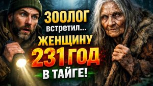 ЗООЛОГ встретил ЖЕНЩИНУ ВОЗРАСТОМ 231 ГОД в глухой тайге в 1985 и переночевал с ней. Ужасы. Мистика