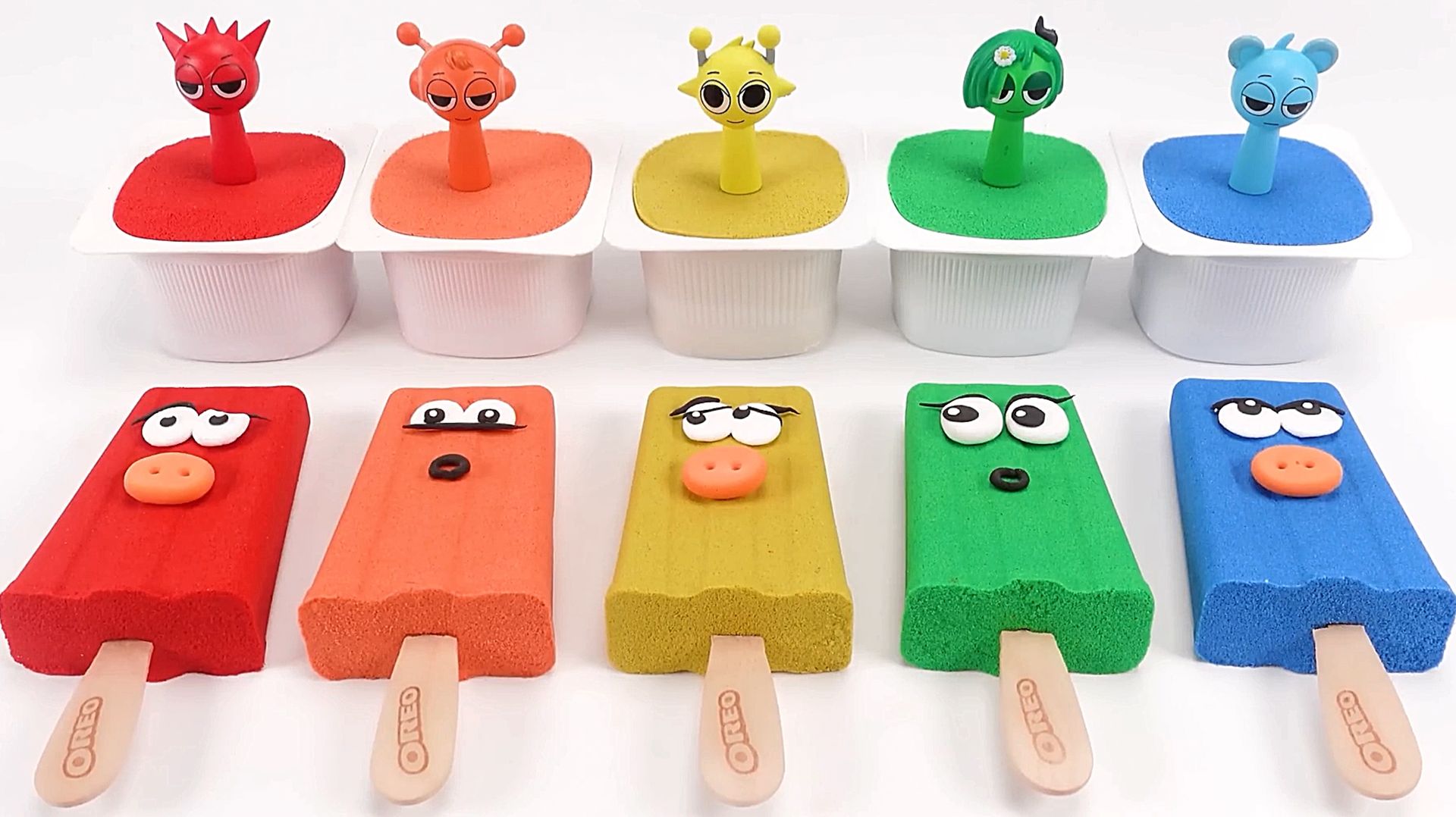 Для малышей мультики АСМР. Кинетический песок. Пластилин. Развивающие игры смотреть онлайн