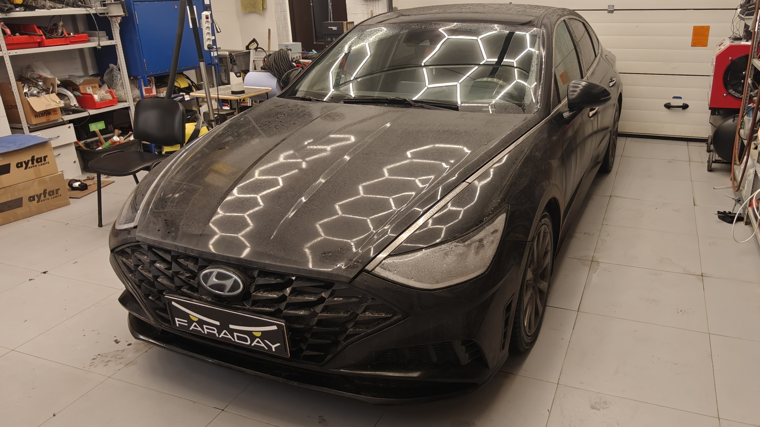 Hyundai sonata 2022. Устранение запотевания фар смотреть онлайн