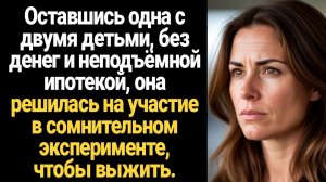 ИСТОРИИ ИЗ ЖИЗНИ/Оставшись одна с двумя детьми, без денег и неподъёмной ипотекой, она решилась на уч