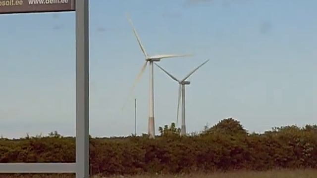 Ветряки в Эстонии. Wind turbines in Estonia #estonia #finland #tallinn #europe