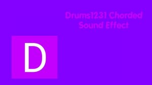 Drums1231 Chorded Sound Effect