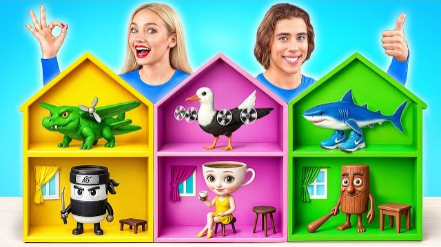 Балерина Капучина | строим домик смотреть онлайн