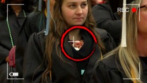 Это действительно попало на камеру