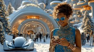 У ТЕБЯ СТРЕСС СМОТРИ Час космической футуристической атмосферы Золотого города – для сна и учебы  4K