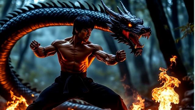 Легенда #Брюс-Ли#music#AI