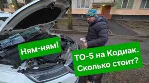 75 тысяч пробега на дизельном Кодиаке. ТО-5. Что сломалось за год? Цены в Санкт-Петербурге.