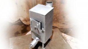 Буржуйка для будки  вездехода