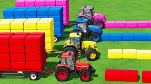МАШИНКИ ВИДЕО ПРО МАШИНКИ УПРАВЛЯЕМ ТРАКТОРАМИ ПЕРЕВОЗИМ ГРУЗ ЦВЕТНЫЕ МАШИНКИ ИГРУШКИ МАШИНКИ