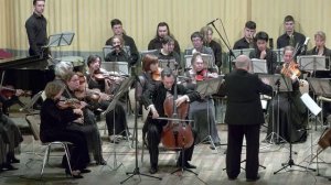 Eugene Prokoshin plays Elgar Cello Concerto with "Cantus Firmus" orchestra.