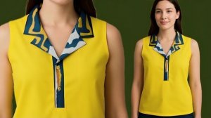 Идеальный воротник с планкой . Пошаговый урок по пошиву блузки как у профессионала