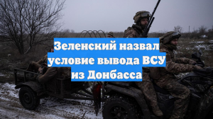 Зеленский допустил отвод войск из ДНР