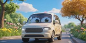 Красные колёсики мультик