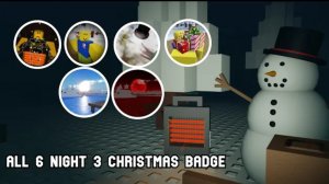 Residence massacre 3 ночь зима бейджи